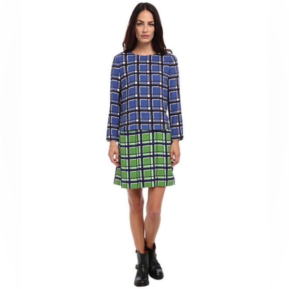 Marc Jacobs Toto Plaid Skipper Dress Size Small